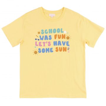Let's Have Some Sun - Callie Tee - Light Yellow